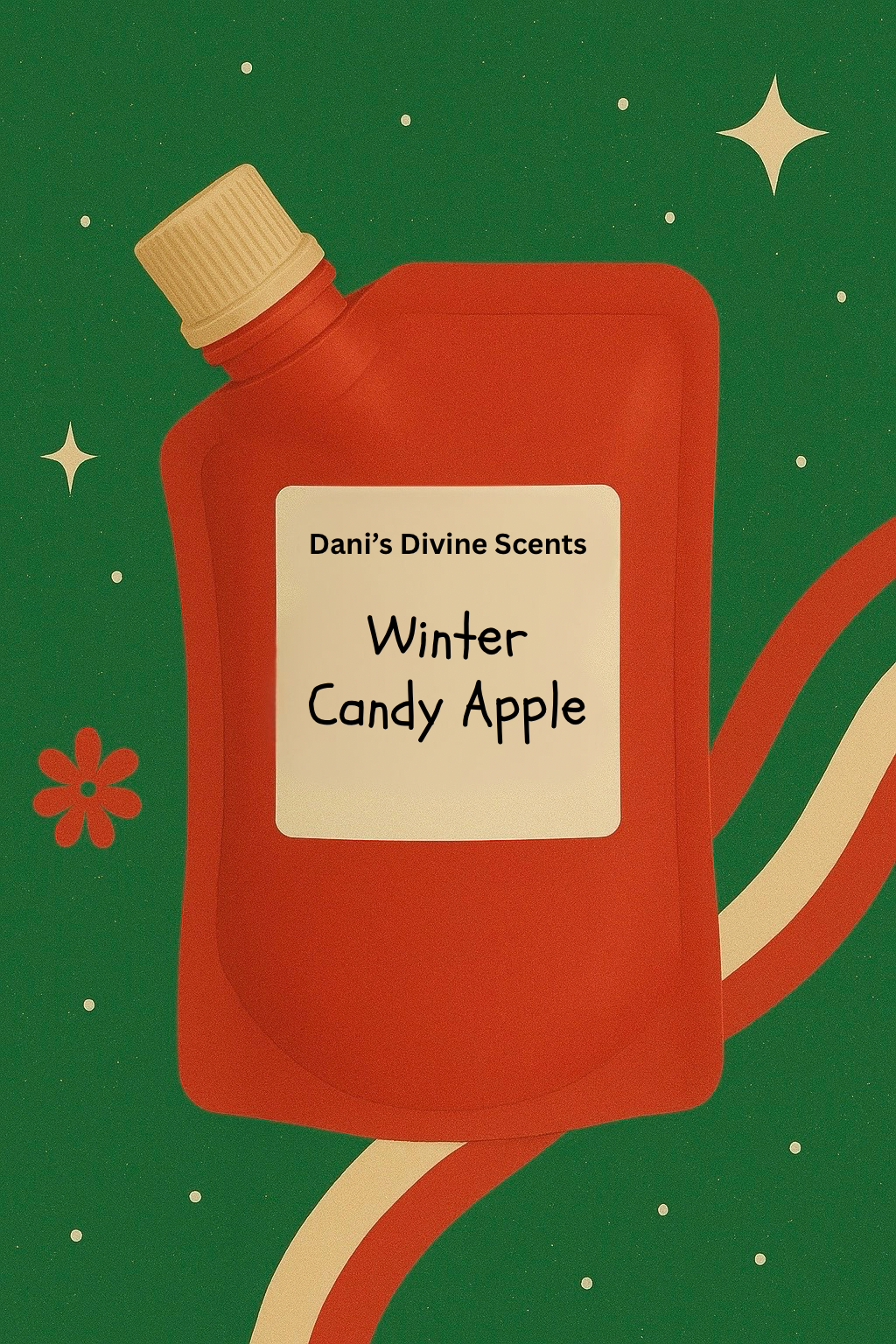 Winter Candy Apple Comparison Squeezable Wax Melt