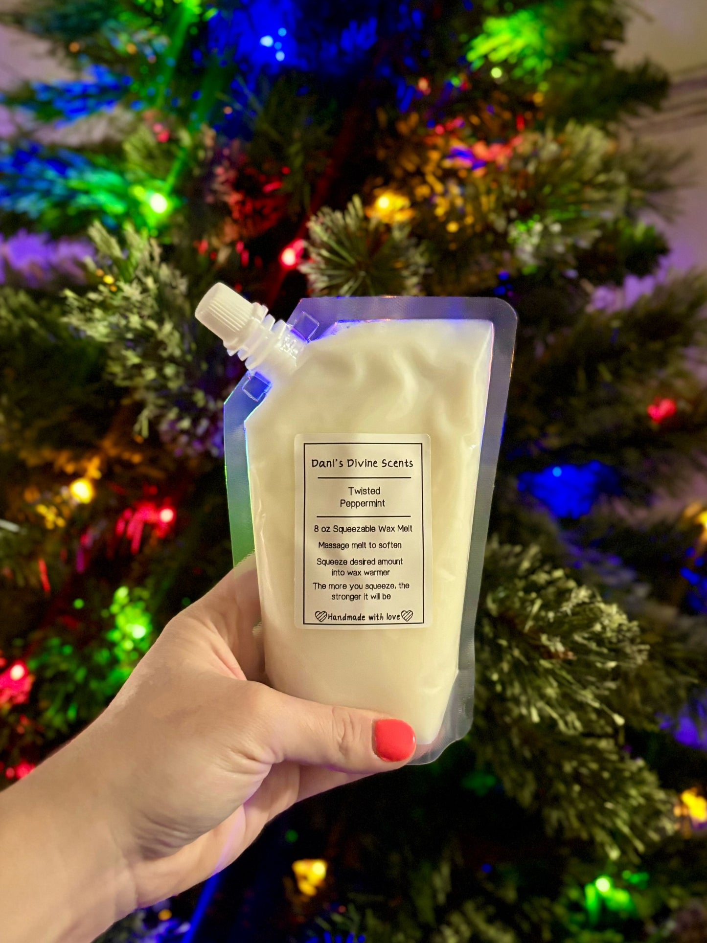 Twisted Peppermint Comparison Squeezable Wax Melt