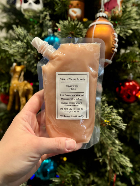 Gingerbread House Comparison Squeezable Wax Melt
