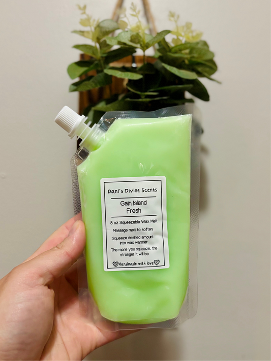Gain Island Fresh Comparison Squeezable Wax Melt