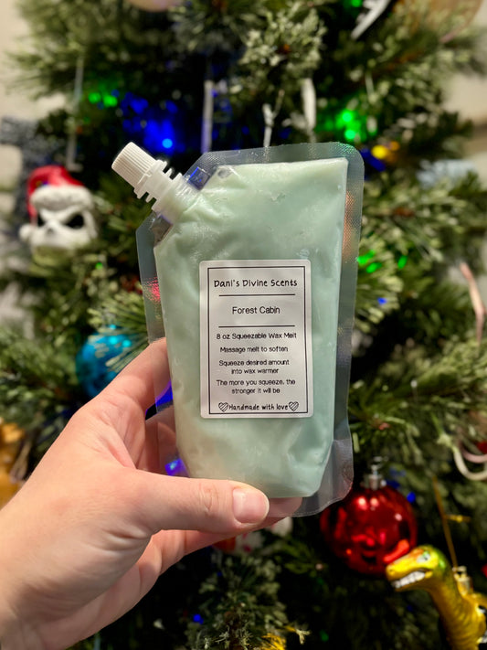 Forest Cabin Comparison Squeezable Wax Melt
