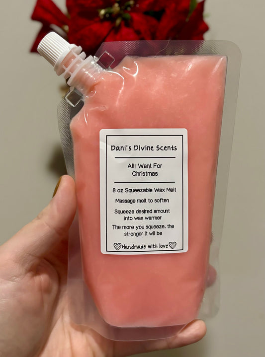 All I Want For Christmas Comparison Squeezable Wax Melt