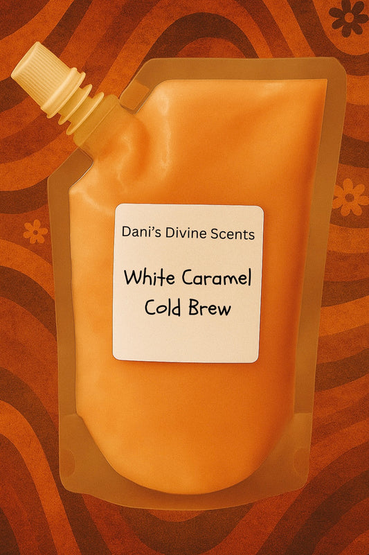 White Caramel Cold Brew Comparison Squeezable Wax Melt