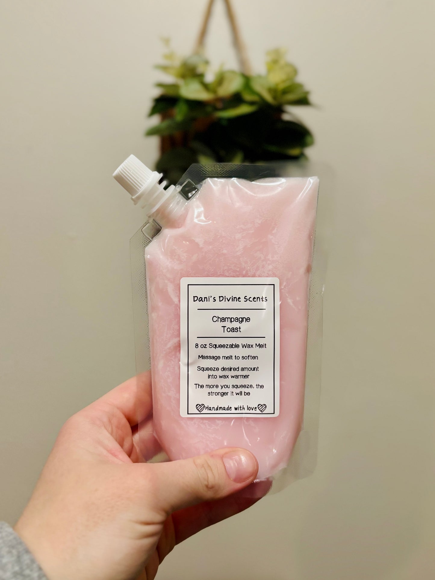 Champagne Toast Comparison Squeezable Wax Melt