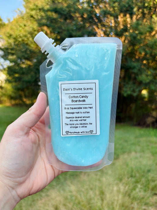 Cotton Candy Boardwalk Comparison Squeezable Wax Melt